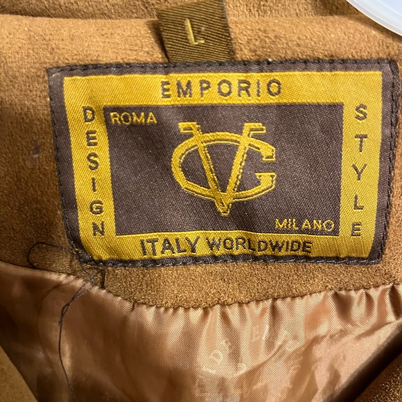 VC Milano Emporio polyester brown jacket. Size large - Picture 6 of 10